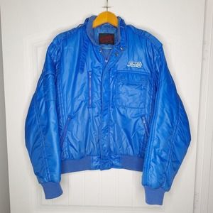 Vintage Upstream Racing Division Pepsi Cola Jacket Men's Large Blue Full Zip